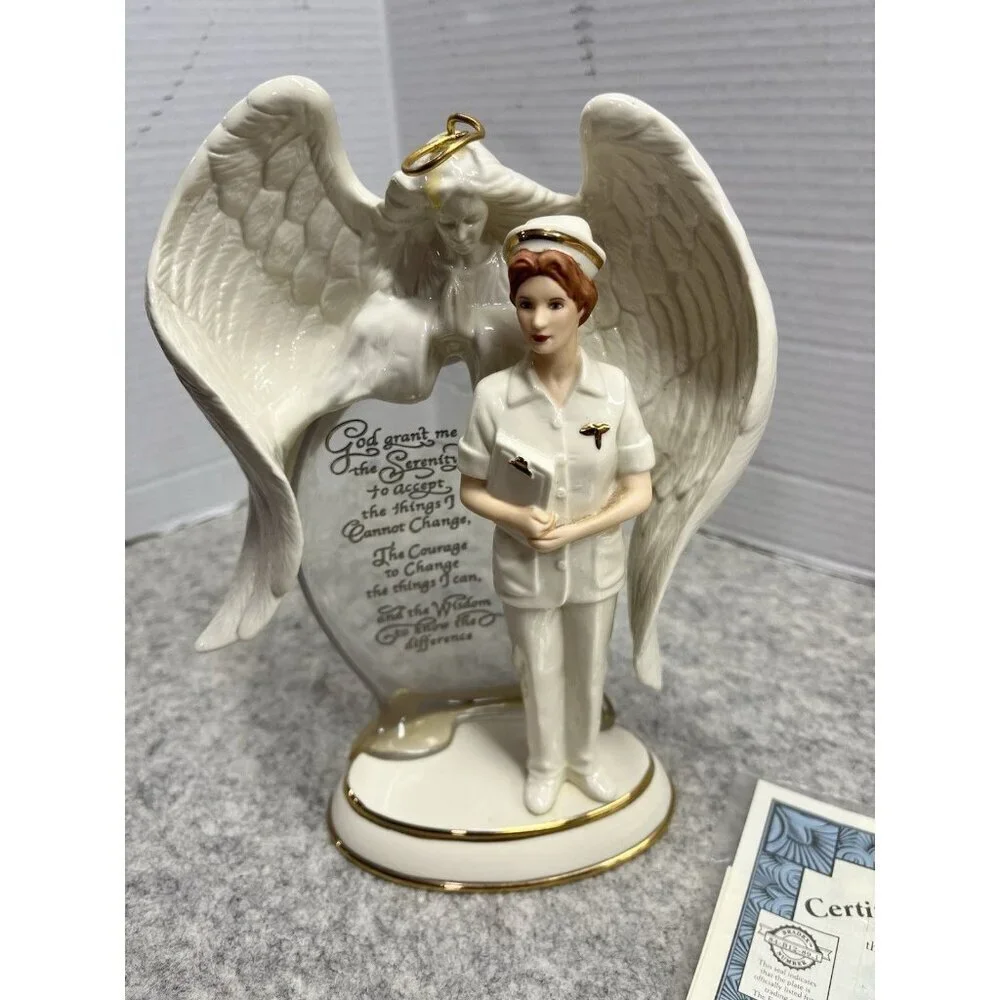 Vintage Angel of Compassion First Issue Bradford Exchange Heaven's Gentle Touch